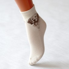 Детские носки с рисунком на паголенке - большая собака K-L012